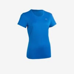 Kalenji Tee Shirt Athlétisme Femme Club Personnalisable Bleu