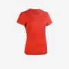 Kalenji Tee Shirt Athlétisme Femme Club Personnalisable Rouge -Kalenji tee shirt athletisme femme club personnalisable rouge