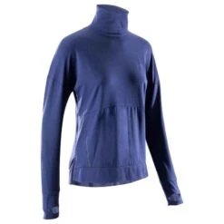 Devant 27 Devant -Kalenji tee shirt manches longues running run dry feel gris carbone femme 1