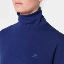 Kalenji T-SHIRT MANCHES LONGUES FEMME DE RUNNING RUN DRY+ BLEU -Kalenji tee shirt manches longues running run dry feel gris carbone femme 2