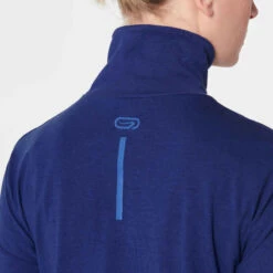 Kalenji T-SHIRT MANCHES LONGUES FEMME DE RUNNING RUN DRY+ BLEU -Kalenji tee shirt manches longues running run dry feel gris carbone femme 6