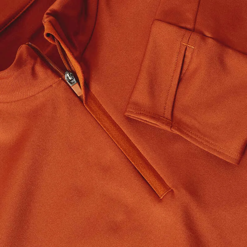 TEE SHIRT MANCHES LONGUES RUNNING RUN WARM ORANGE Kalenji TEE SHIRT MANCHES LONGUES RUNNING RUN WARM ORANGE -Kalenji tee shirt manches longues running run warm bleu fonce homme 7