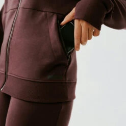 Kalenji Veste à Capuche Running Chaud Femme - Jogging 500 Marron -Kalenji veste a capuche running chaud femme jogging 500 marron 9