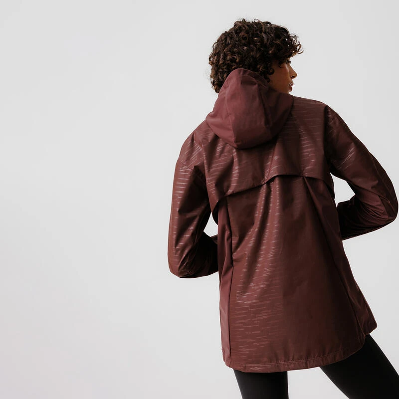 Veste à capuche running déperlante femme - Rain marron Kalenji Veste à Capuche Running Déperlante Femme - Rain Marron -Kalenji veste a capuche running deperlante femme rain marron 1
