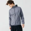 VESTE COUPE VENT ET COUPE PLUIE DE RUNNING HOMME KALENJI RUN RAIN GRIS GALET -Kalenji veste coupe vent et coupe pluie de running homme kalenji run rain gris galet