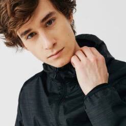 VESTE COUPE VENT ET COUPE PLUIE DE RUNNING HOMME KALENJI RUN RAIN NOIR -Kalenji veste coupe vent et coupe pluie de running homme kalenji run rain noir 6