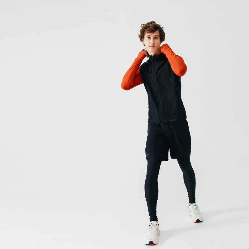 VESTE COUPE VENT SANS MANCHE DE RUNNING HOMME KALENJI RUN WIND NOIR VESTE COUPE VENT SANS MANCHE DE RUNNING HOMME KALENJI RUN WIND NOIR -Kalenji veste coupe vent sans manches de running homme kalenji run wind noir 2
