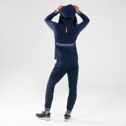 Kalenji VESTE D'ATHLÉTISME FEMME WARM BLEUE MARINE & BLEU CIEL -Kalenji veste dathletisme femme warm bleue marine and bleu ciel 5