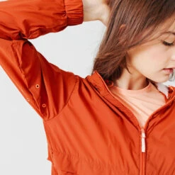 Kalenji Veste Running Coupe Vent Femme - Wind Breath Marron -Kalenji veste running coupe vent femme wind breath marron 9