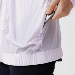 Kalenji Veste Running Coupe Vent Femme - Wind Breath Mauve -Kalenji veste running coupe vent femme wind breath mauve 2